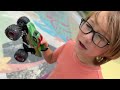 MONSTER TRUCKS PLAY AT THE PARK 🛝 5 Alarm & Dragon Lose Dalmatian @ SKATEPARK & FIRE STATION!