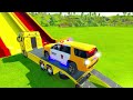 DACIA, VOLSKWAGEN, AUDI POPLICE CARS and MERCEDES, FORD AMBULANCE EMERGENCY TRANSPORT ! FS22