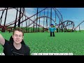 Building The CORKSCREW COASTER in 1 MINUTE, 10 MINUTES and 1 HOUR!