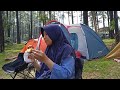 Camping bersama di Hutan Pinus Sreni Jepara