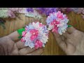 DIY Flower Hair Clip Bow Creation / Clip floral de creación Tutorial / МК: квіткова заколка бантик
