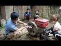 TIMELAPSE from start to finish: Genius girl repairs and restores old broken engines into new ones