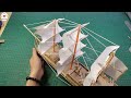 How to make a boat models with cardboard #3 | Sailboat  | Do It Yourself