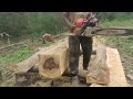 Chainsaw Woodworking Amazing Skill | Make Block Size 4cm × 8cm × 168cm With Stihl Chainsaw