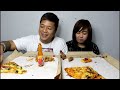 Pizza    Wings    and    Poppers  Yellow Cab Mukbang
