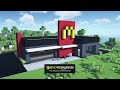 ⛏️ Minecraft Tutorial :: 🍔 How to build the McDonald's 🍟 [마인크래프트 맥도날드 만들기 건축 강좌]