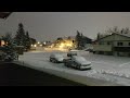Calgary snow next morning 20th December 2017