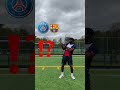 PSG or barça ⁉️⁉️⁉️😳🤯#shortsbeta #footballskills #skillgaming #4336 #footballskills #reelfool