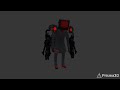 Upgraded red tv man link (Prisma 3d) (P3D) @andrew_melon_sandbox