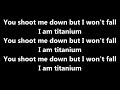 Titanium with Lyrics