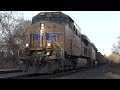 Fast Union Pacific Freight trains along the Jefferson City Sub near St. Louis, MO!