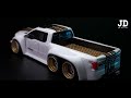 Ford F-150 Raptor Slammed 6 Wheeler Hot Wheels Custom