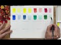 FIRST REACTION: OMG! Swatching SCHMINCKE Watercolors! Reaction + Review! #schmincke #swatching