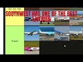 Airline Livery Tier List | Around the World | Southwest, South Africa, Luftansa, Alaska, and more.