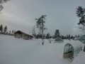 Dashing through the snow in Finland kakslauttanenn arctic resort hotel