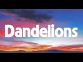 Dandelions - ( lyrics) | Ruth-B | One hour long video | music 🎵🎶 | song