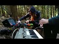 Huge ambient drone jam 3 in the forest| Roland SH101 and Behringer Crave synths with guitar FX loops