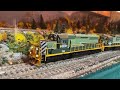 BCRAIL GREEN LOCOMOTIVE BOXCARS BCIT BCOL