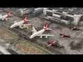 Irani Fighter Jets, Drones & War Helicopters Air Strikes On Israeli International Airport - GTA 5