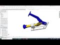 TOGGLE CLAMP PROJECT ANIMATION AND ROTATION IN SOLIDWORKS