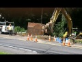 Cat 330dl Removing trench boxes