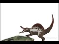 (DC2)spinosoraus vs bull the t-rex(the owners of the dinosaurs r in the description)