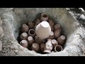 Firing The Replica Roman Pottery Kiln At Vindolanda Aug 2020