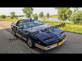 Driving the Dutch river-dikes Beautiful Scenery Pontiac TransAm Part-1 4K60