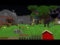 JJ and Mikey Hide From SCARY MONSTERS FROM Poppy Playtime Chapter 3 in Minecraft - Maizen