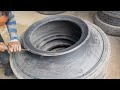 Manual Tire Cutting Method|Hard Skill||Tire cutting with simple toles|| #Tirecuttingskill#onlyskill