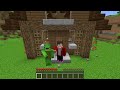 How Mikey and JJ Control SLEEPING Villager in Minecraft? (Maizen)