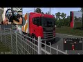 Scania S 370: Oranges Delivered from Venice to Bologna - ETS2 Steering Wheel Gameplay