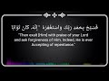 Surah Al-Nasr / Beautiful Recitation with Full English translations in 4k!