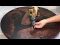 Round Epoxy Table Build WOODWORKING