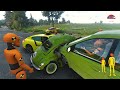 [4K] Realistic Accidents and Car Crashes #09🔥BeamNG.drive