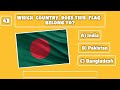 Guess the 50 Flags Challenge: Identify Flags from Different Countries 🌍🚩