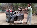 Cleaning power tiller radiator by using a big water pump || Kamco power tiller radiator maintenance