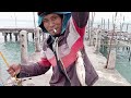 Mancing ikan Baronang di pinggir laut, umpan nasi