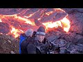 Lava flows towards crowds 🔥 Iceland Volcano