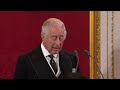 Charles III swears oath in historic televised proclamation ceremony - BBC News