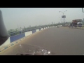 Helmet Cam across Vivekananda Setu !