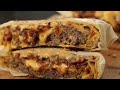 Cheeseburger Crunch Wrap| Better Than Taco Bell