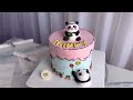 Panda Comic Cake Decorating｜Cartoon Animal Cake Tutorial Step by Step｜Amazing Cake Ideas