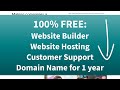 How to Create a FREE Website for Your Business (with Domain)