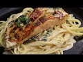Delicious Creamy Tuscan Salmon Recipe| Delicious and Quick