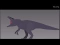 Giganotosaurus test #animation #dinosaur #dinosaurs