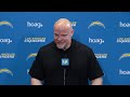 Ben Herbert On Harbaugh & Strengthening Bolts | LA Chargers