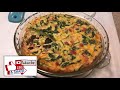 How to make a Quick & Easy No Crust Spinach Quiche Recipe (Frittata)