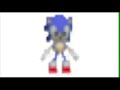 Low Quality Classic Sonic With Palmtree Panic in the background