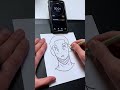 Drawing a Face, But I Only Have 30 Seconds... Art Challenge! (#shorts)